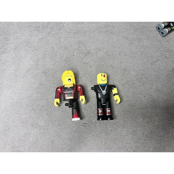 ROBLOX Punk Rocker Figures Drums Guitar Lot Toy Video Game Incomplete - Picture 9 of 11